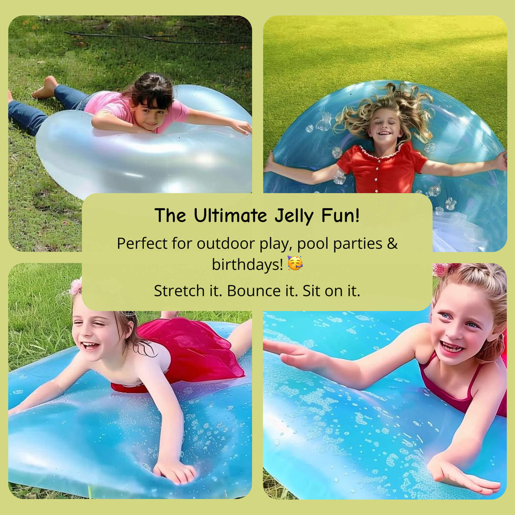 Giant Inflatable Jelly Balloon Ball | Durable, Tear-Resistant & Perfect for Outdoor Play, Pool Parties & Birthdays
