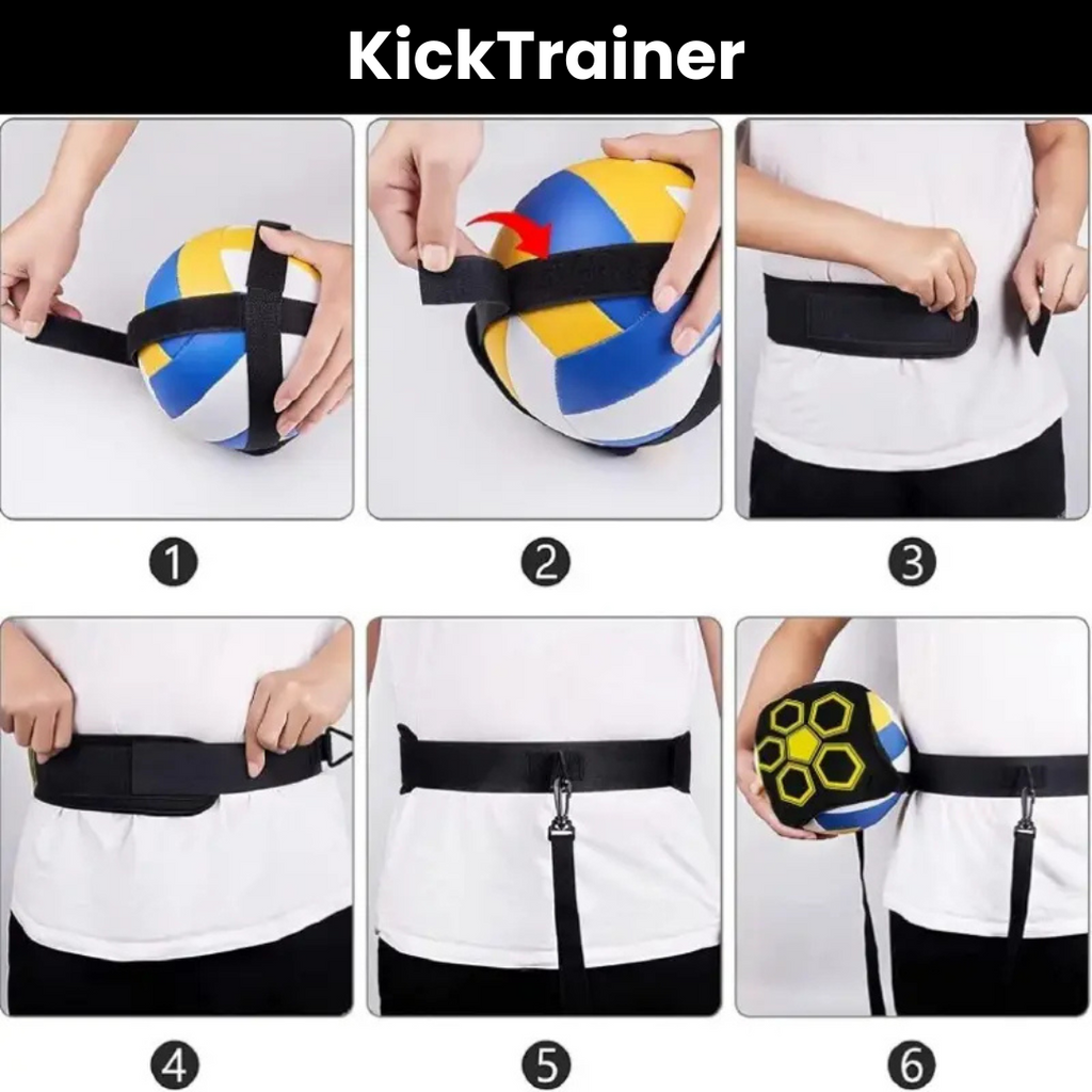 Solo Football Trainer | Elastic Band for Unlimited Practice & Skill Improvement for Kids and Adults