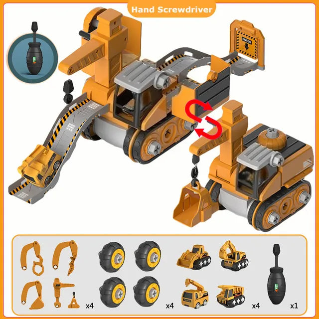 Master Builder Engineer Set - Construction Toy for Beginners - Creative Building Fun for Kids