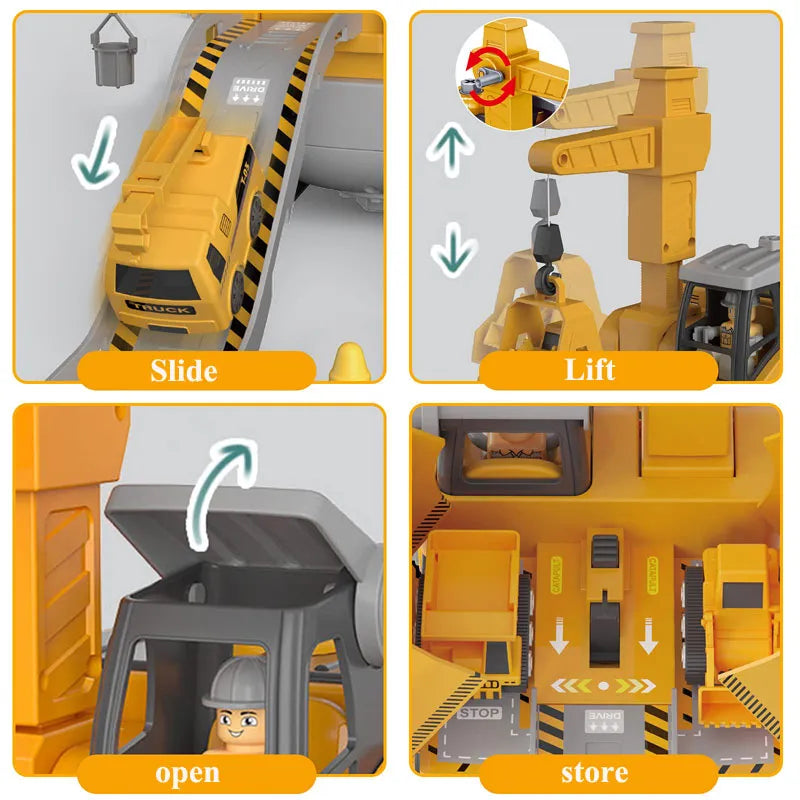 Master Builder Engineer Set for Beginners - Construction Toy for Kids - STEM Learning Building Blocks