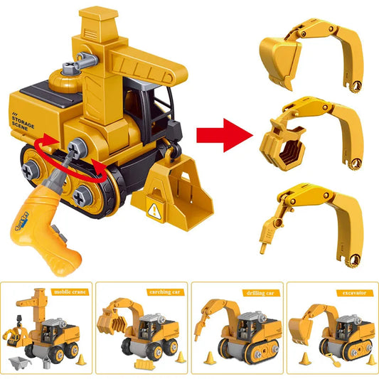 Master Builder Engineer Set - Construction Toy for Beginners - Creative Building Fun for Kids