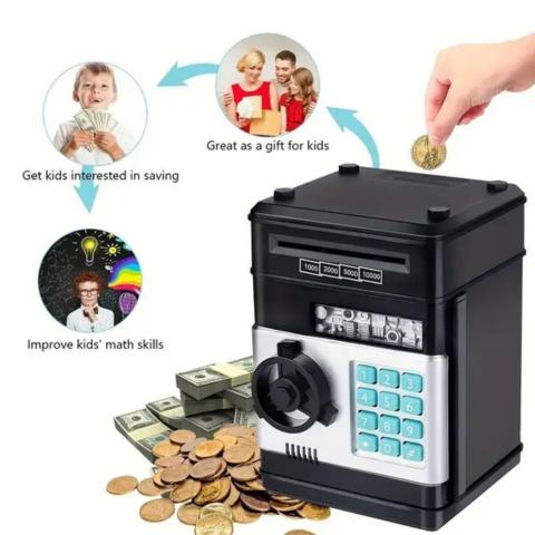 Kids' Electronic Toy Safe | Interactive, Durable & Teaches Financial Responsibility for Fun Learning