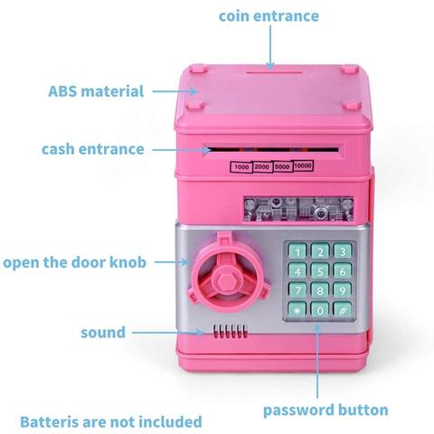 Kids' Electronic Toy Safe | Interactive, Durable & Teaches Financial Responsibility for Fun Learning