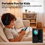 Kids' MP3 Player with Headset | HiFi Sound, 8GB Storage & No Internet Required for Music, Videos & Ebooks