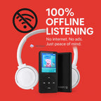 Kids' MP3 Player with Headset | HiFi Sound, 8GB Storage & No Internet Required for Music, Videos & Ebooks