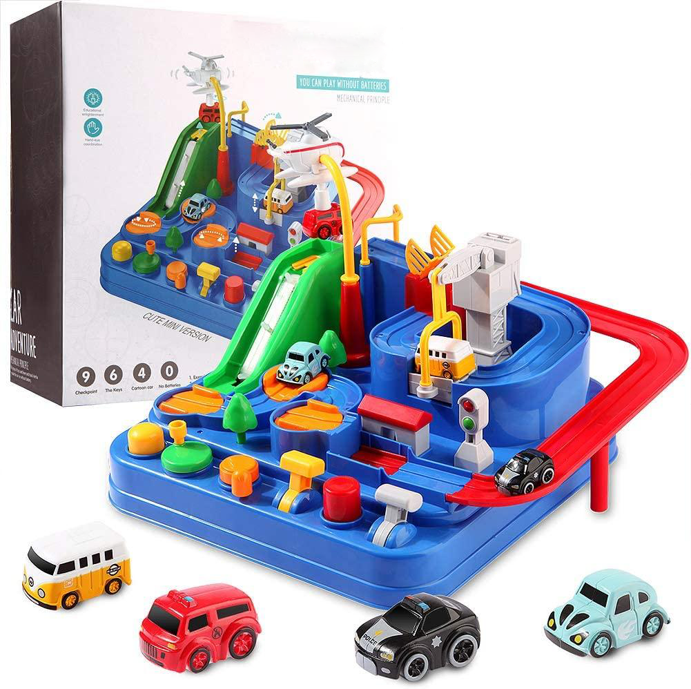 Interactive Car Adventure Puzzle Game - Brain-Boosting Fun for Kids - City Exploration & Problem Solving