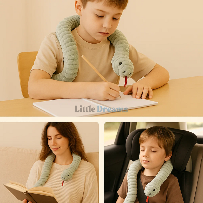 Sensory Hugging Snake 180cm | Therapeutic  Shoulder and Lap Tool | Calming Pressure for Relaxation Weighted Snake