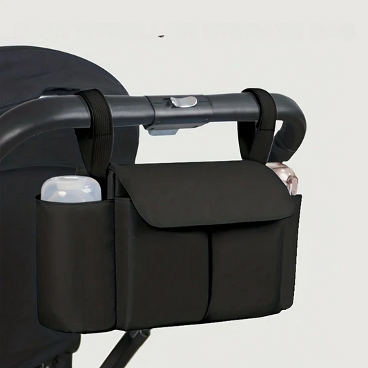 Stroller Organizer with Insulated Bottle Holders | Universal Fit for Busy Parents on the Go