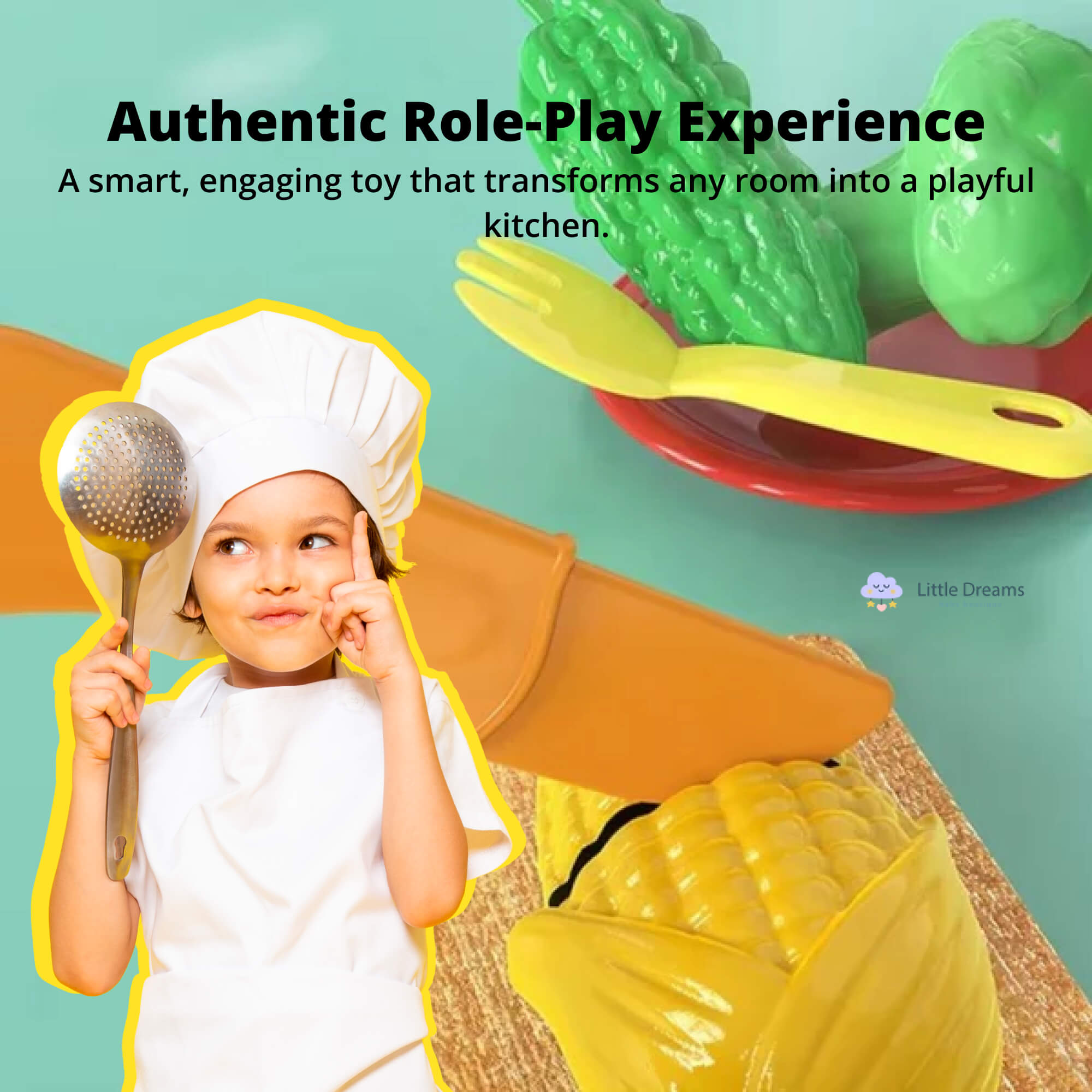 Magic Water Play Kitchen | Realistic Tap, Safe Materials & Engaging Role-Play for Kids
