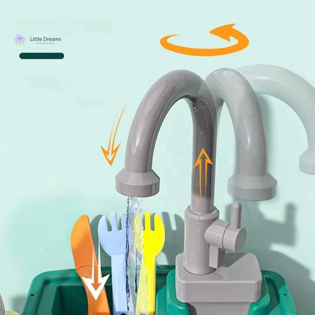 Magic Water Play Kitchen | Realistic Tap, Safe Materials & Engaging Role-Play for Kids
