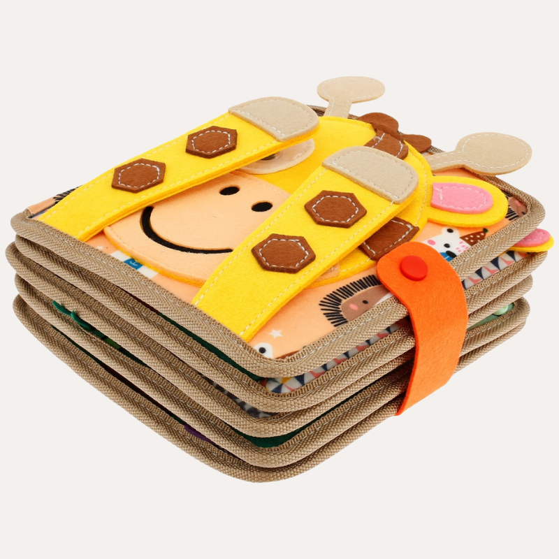 Montessori Quiet Book for Toddlers | 12 Unique Pages, Tactile Fun & Ideal for Early Learning and Travel