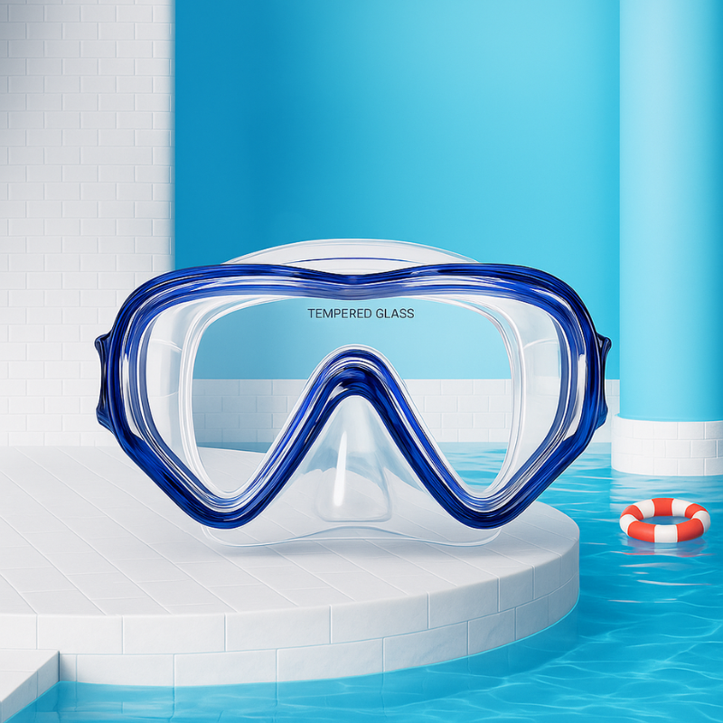 Kids Swim Goggles with Nose Cover | Leak-Proof, Ultra-Soft Fit & Allergy-Safe for Comfortable Underwater Adventures