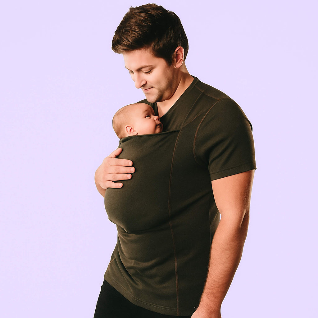 Ergonomic Baby Wrap Carrier T-Shirt | Soft, Breathable & Adjustable for Comfortable Carrying Anytime