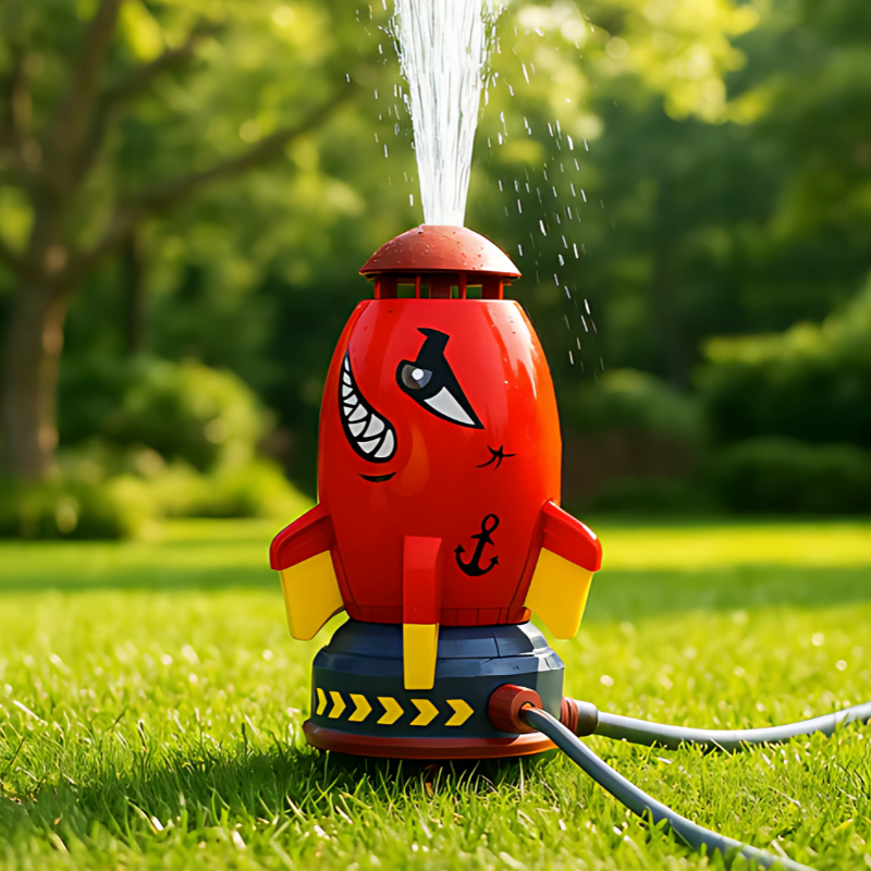 Customizable Water Rocket Toy | Quick Setup, Splash-Ready Fun for Outdoor Play & Active Kids 5+ Years