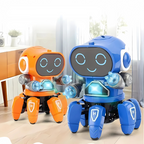 Dancing Music Robot with Colorful LED Lights | Interactive Moves for Kids Aged 1-5 Years