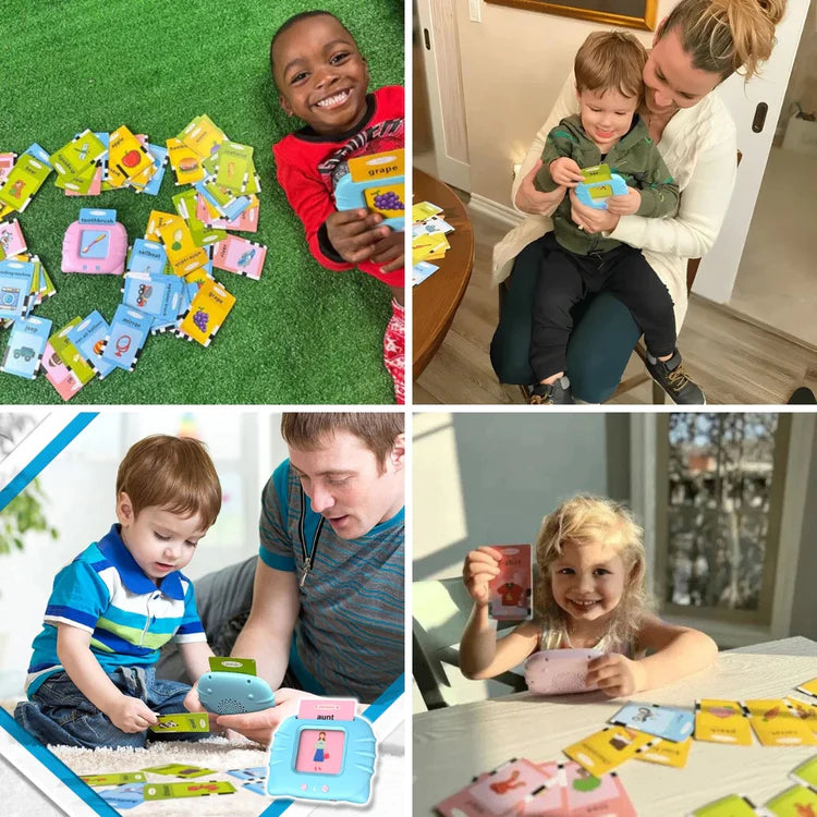 Interactive Flashcards for Kids | Educational Toys - Language Skill Development & Vocabulary Building for Independent Play