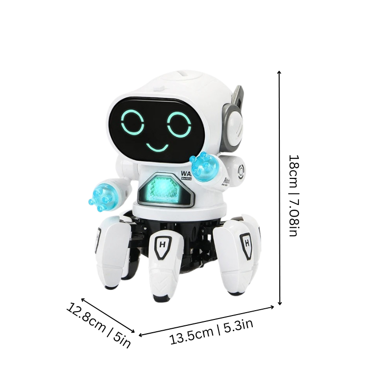 Dancing Music Robot with Colorful LED Lights | Interactive Moves for Kids Aged 1-5 Years