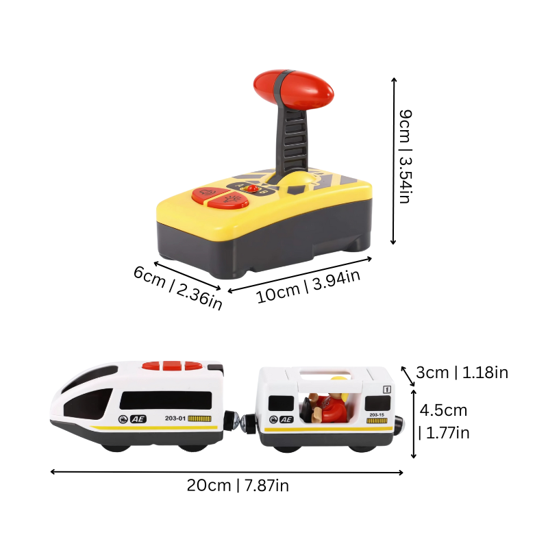 Remote-Controlled Battery Train for Kids | Easy-to-Use Electric Railway Set for Toddlers (Ages 3‑5)