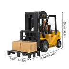 Remote Control Forklift Toy | Realistic Action, Cool Mist Effect & Music for Kids Aged 4-5+ Years