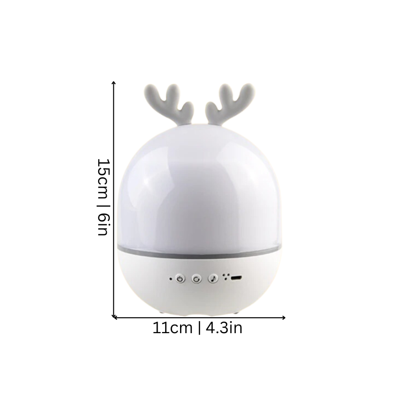 Kids Night Lamp & Star Projector – Toddler Night-Light for Children’s Room with Soothing Stars and Galaxy Display