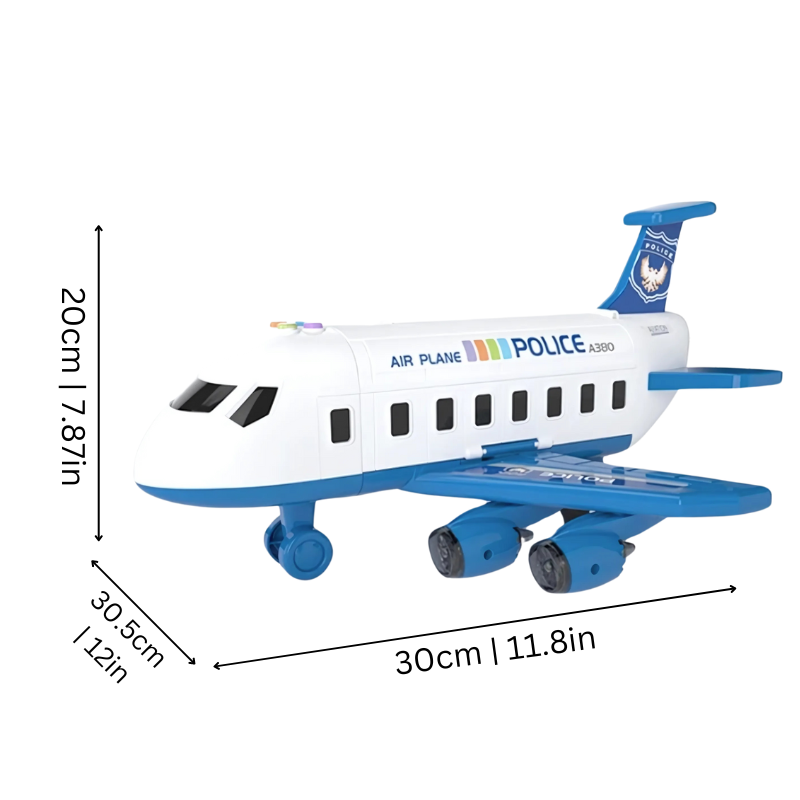 Transformative DIY Plane Toy | Boosts Creativity, Problem Solving & Engaging Educational Content for Kids Aged 3-5+ Years