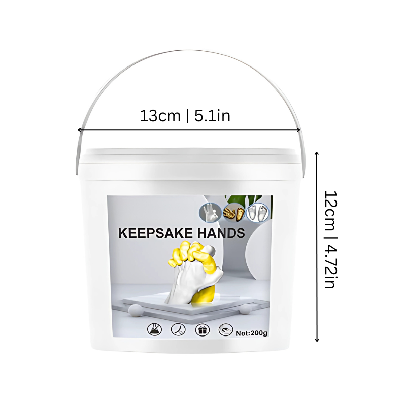 Baby Handprint & Footprint Kit – Newborn Casting Set with Safe Clay for Infant Hand & Feet Moulds