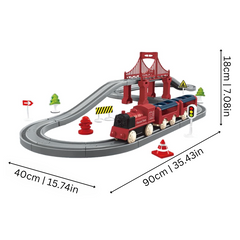 TrainTrek Toy Train Set – Electric Train Track with Fun Features for Kids, Perfect for Ages 1-3