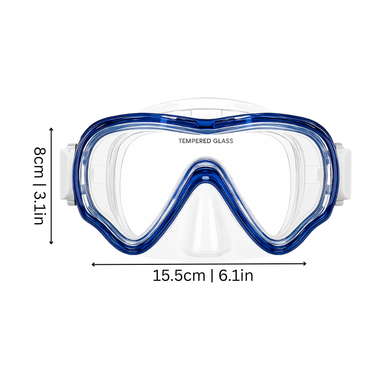 Kids Swim Goggles with Nose Cover | Leak-Proof, Ultra-Soft Fit & Allergy-Safe for Comfortable Underwater Adventures