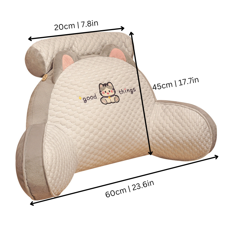 Backbuddy Cushion | Sit Up Pillow for Bed Support & for Upright Sleeping and Sitting