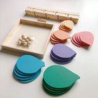 Rainbowspire™ | Montessori Rainbow Marble Tower for Sensory Play & Fine Motor Skills Development