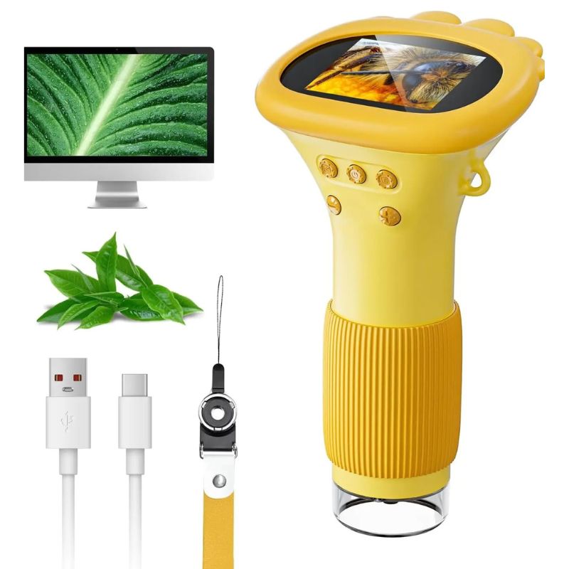 Digital Microscope for Children | 1000x Magnification, Portable & Ideal for Educational Exploration