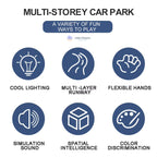 Multi-Storey Toy Garage with Lift – Interactive Parking Set with Cars and Racing Tracks for Kids, Perfect for Imaginative Play