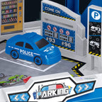 Multi-Storey Toy Garage with Lift – Interactive Parking Set with Cars and Racing Tracks for Kids, Perfect for Imaginative Play