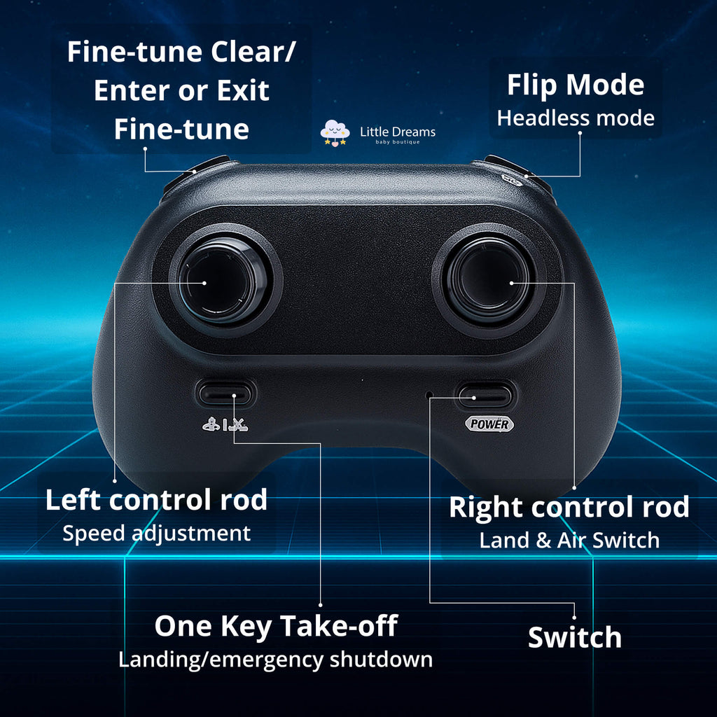 Multifunction Drone Toy for Kids | LED Lights, Easy Control & Perfect for Flying and Racing Adventures