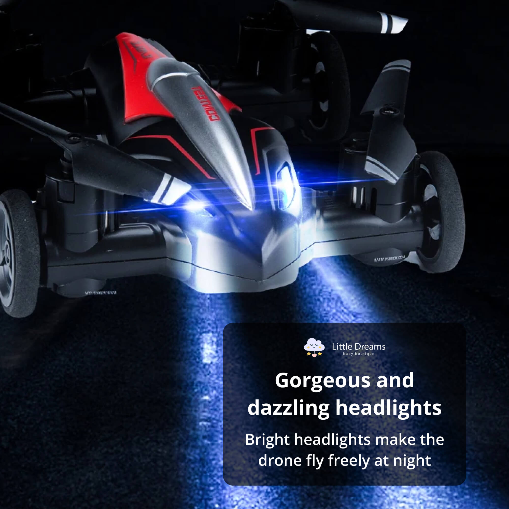 Multifunction Drone Toy for Kids | LED Lights, Easy Control & Perfect for Flying and Racing Adventures