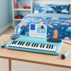 Multifunctional 37-Key Kinderpiano Keyboard with Microphone - Educational Electronic Piano Toy for Kids