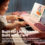 Multifunctional 37-Key Kinderpiano Keyboard with Microphone - Educational Electronic Piano Toy for Kids