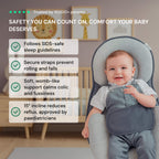 Newborn Reflux Pillow Bed – Sleep Pod Infant Nest with 15° Wedge | Portable Anti-Reflux Cushion & Baby Sleeping Nest for Colic Relief
