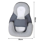 Newborn Reflux Pillow Bed – Sleep Pod Infant Nest with 15° Wedge | Portable Anti-Reflux Cushion & Baby Sleeping Nest for Colic Relief