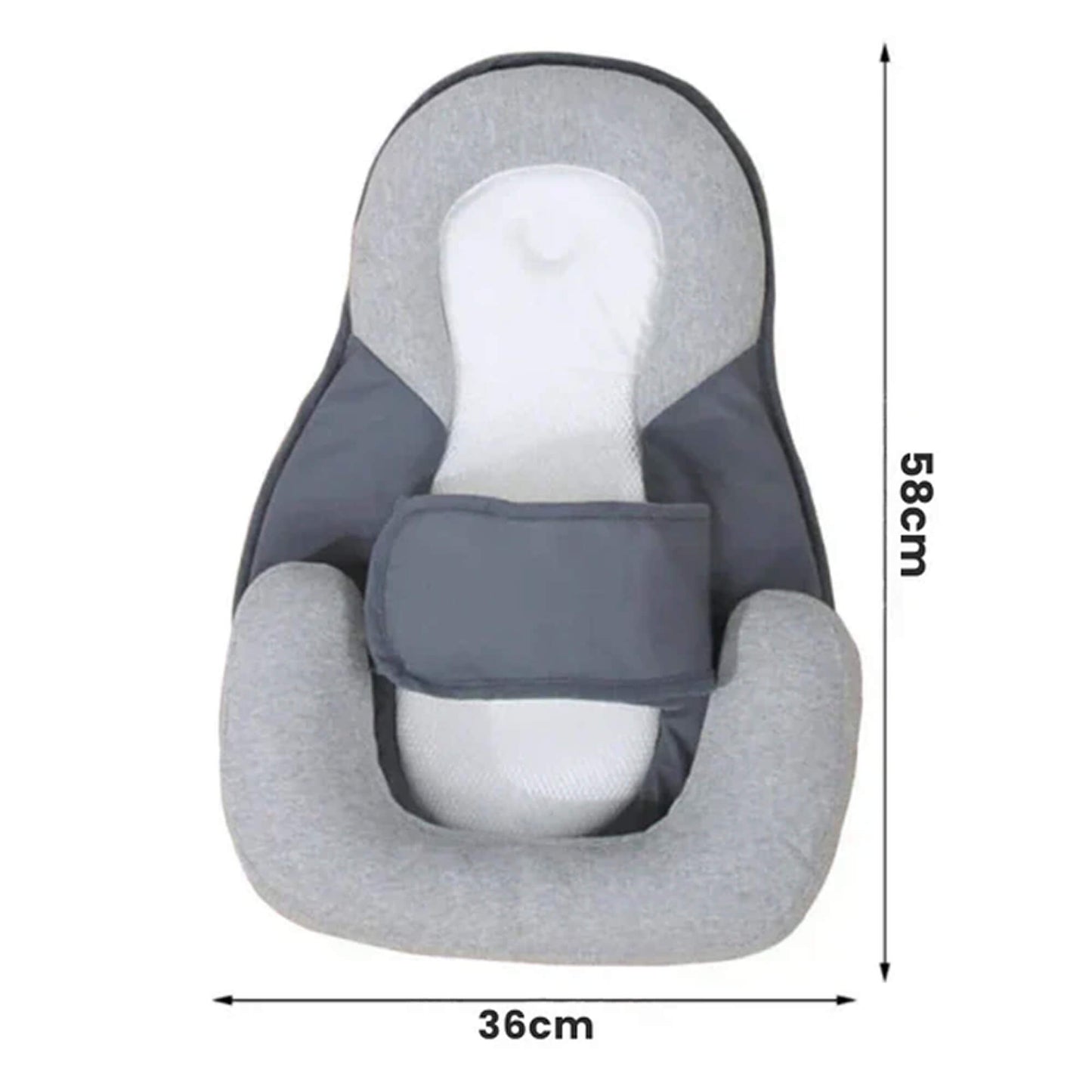 Newborn Reflux Pillow Bed – Sleep Pod Infant Nest with 15° Wedge | Portable Anti-Reflux Cushion & Baby Sleeping Nest for Colic Relief