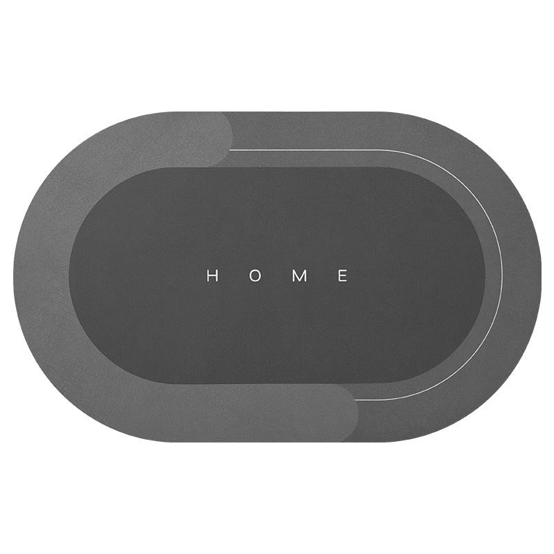 Bathroom Waterproof Floor Mat - Quick Drying & Absorbent Magic Mats with Rubber Backing