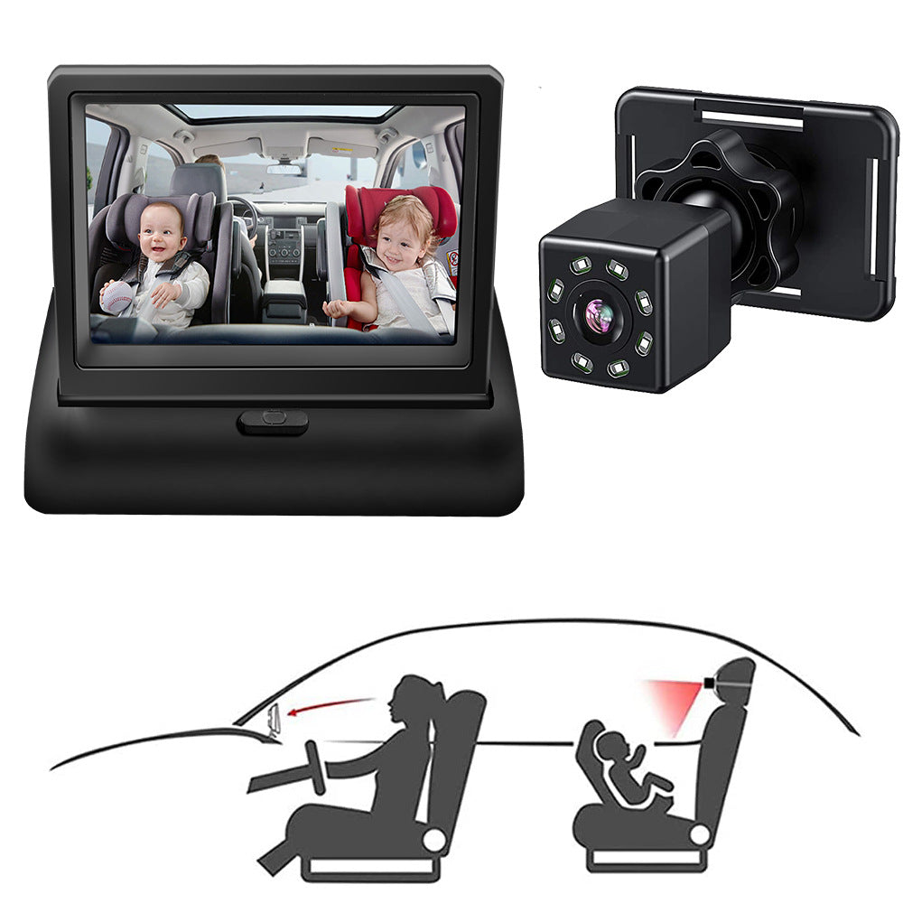 Infant Car Camera | Baby Camera HD Quality, Night Vision & Easy Installation for Safe Monitoring of Your Child While Driving