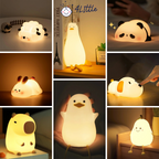 GlowBuddy Night Light | Soft LED, Adjustable Brightness & Rechargeable for Child-Friendly Sleep Environment