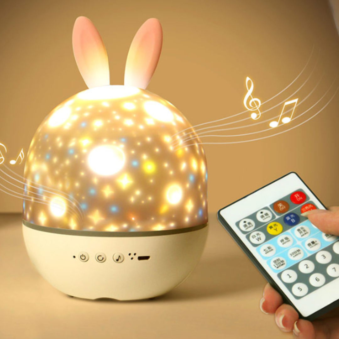 Star Projector Night Light with Sky Projection for Relaxation and Sleep Enhancement in Bedroom and Nursery