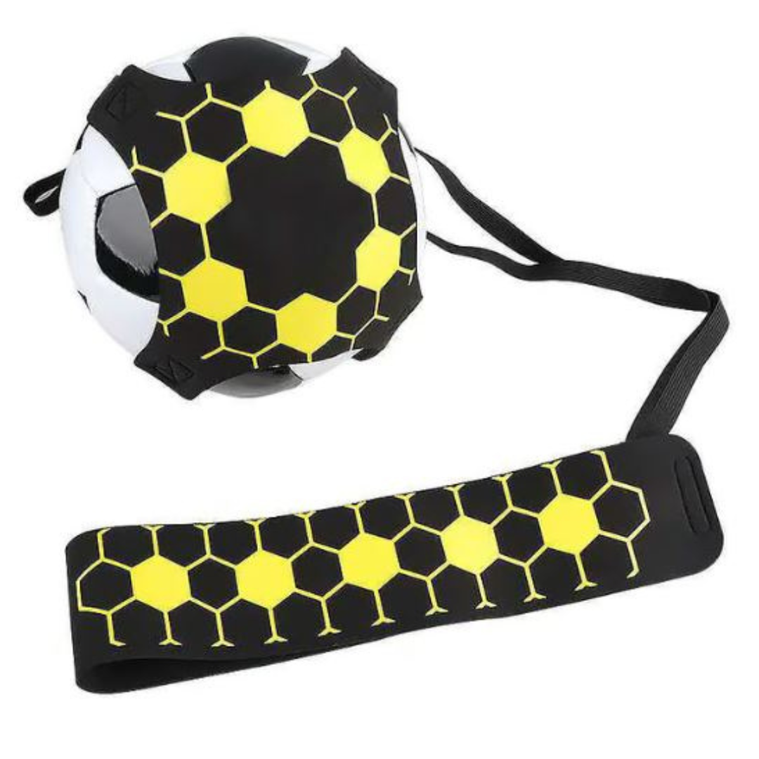 Solo Football Trainer | Elastic Band for Unlimited Practice & Skill Improvement for Kids and Adults