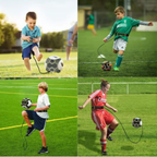 Solo Football Trainer | Elastic Band for Unlimited Practice & Skill Improvement for Kids and Adults