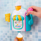 Ice Cream Bath Toy - Foam mobiles - Bathing with a soap pump