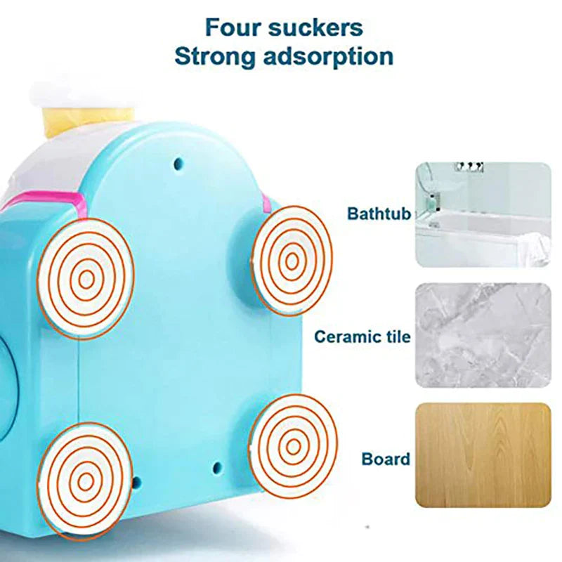 Ice Cream Bath Toy - Foam mobiles - Bathing with a soap pump