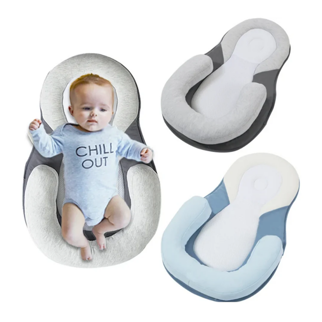 DreamNest™ | Portable Baby Lounger with Breathable Fabric | Infant Sleep & Play Solution for Home & Travel