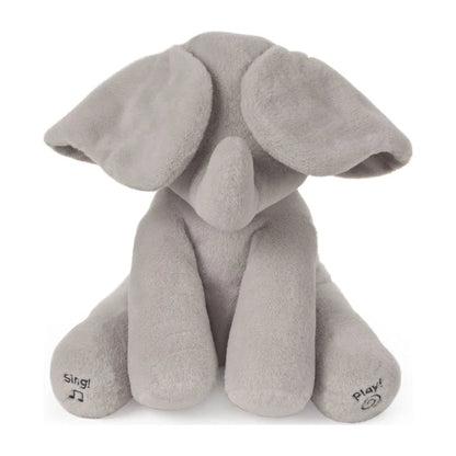 Interactive Plush Peekaboo Singing Elephant | Soft, Cuddly & Engaging Toy for Babies and Toddlers